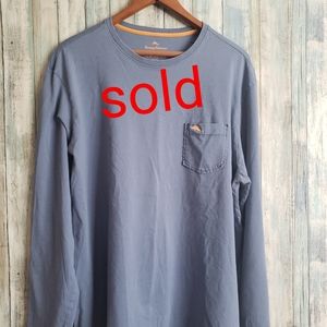 Tommy Bahama XL Blue Long Sleeve T-shirt